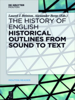 cover image of Historical Outlines from Sound to Text